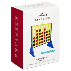 New! Connect Four Hasbro Game Hallmark Keepsake Christmas Ornament 2019